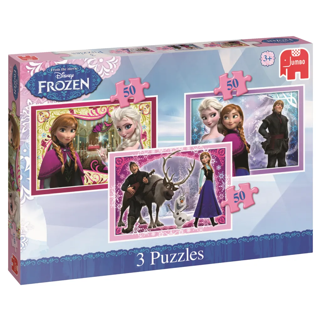 [17441] Disney Frozen Puzzle 3x50 pcs Puzzle rompecabezas 50 pieza(s) Dibujos