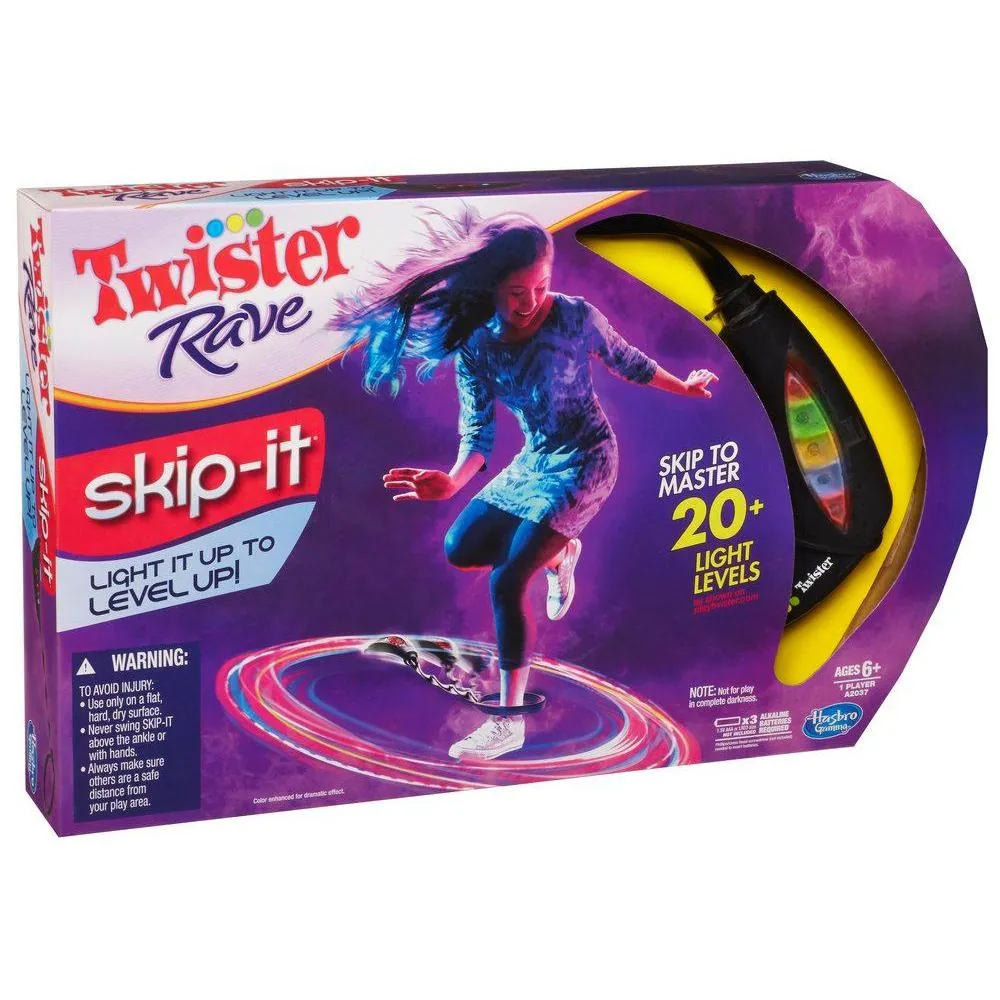 [A2037E24] Hasbro TWISTER Rave SKIP-IT