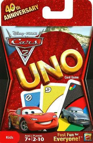 [T8230] Mattel UNO Cars 2