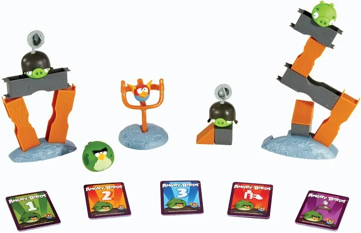 [Y2556] Mattel Angry Birds Space Planet Block Version