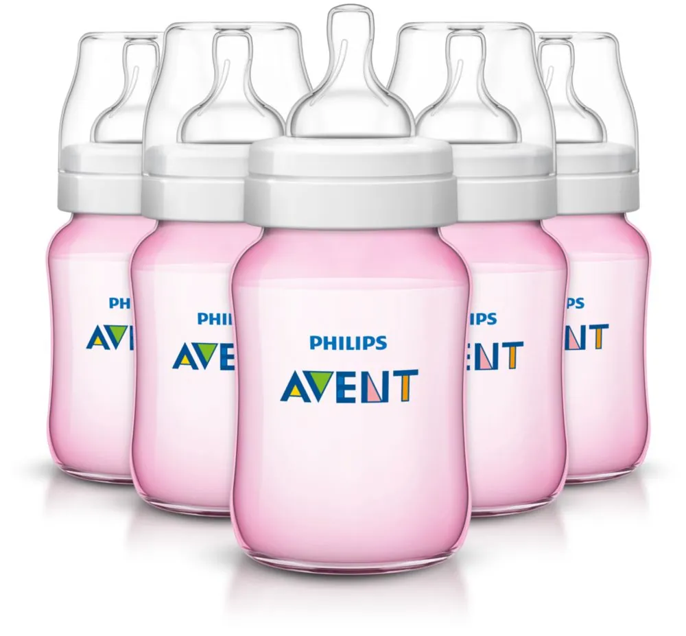 [SCF564/57] Philips AVENT SCF564/57 biberón 260 ml Rosa, Blanco Polipropileno (PP)