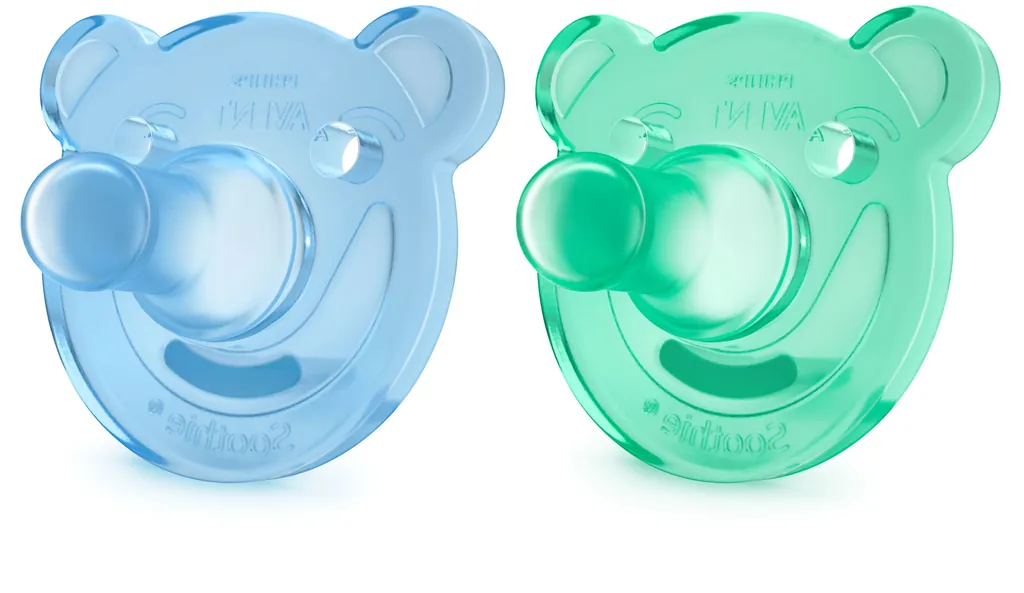 [SCF194/01] Philips AVENT SCF194/01 chupete de niño Chupete clásico para bebés Ortodóntico Silicona Azul, Verde